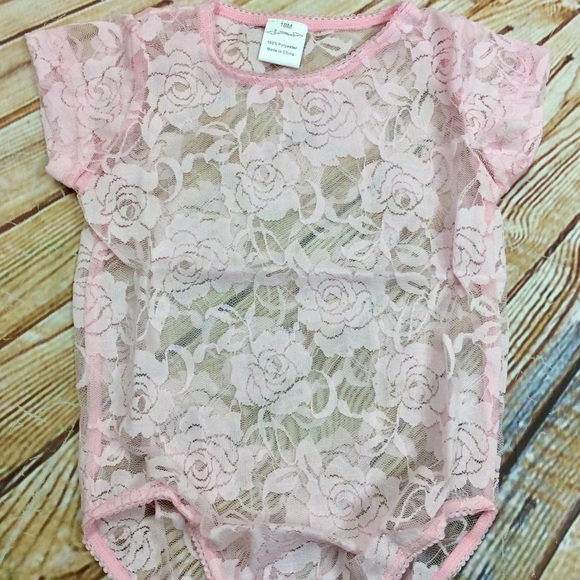 One Pieces Nwt Baby Girls Lace Bodysuit Lace Romper Onesie Poshmark